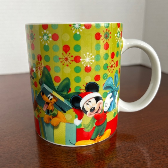 Mickey Mouse and Friends Mug & Minnie Mouse Sparkly Red Polka Dot Bow Ornament - Picture 3 of 13